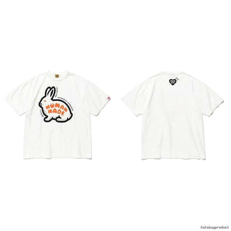 Human Made Daily Heart logo T-shirt Black Green Human with Visual Detail