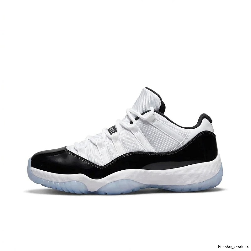 Jordan 11 Black and White Trendy Sports Shoes