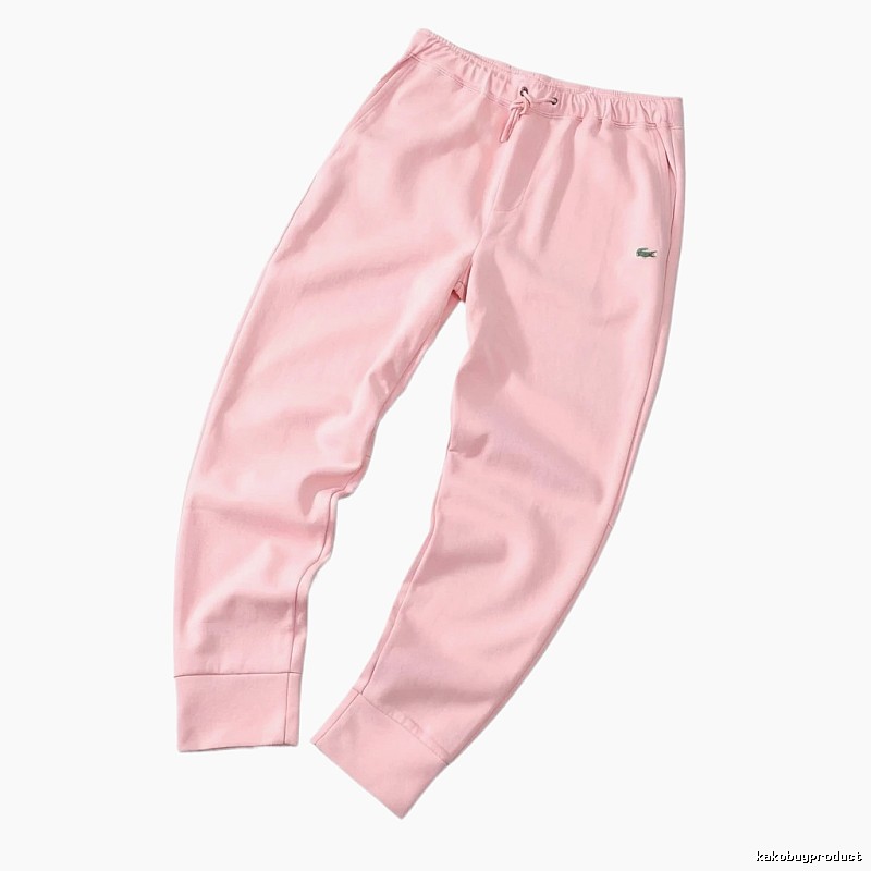 Lacoste simple-style pink sweatpants