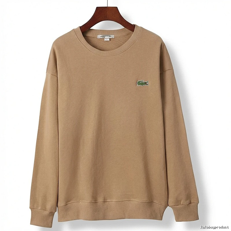 Lacoste solid color casual style sweatshirt