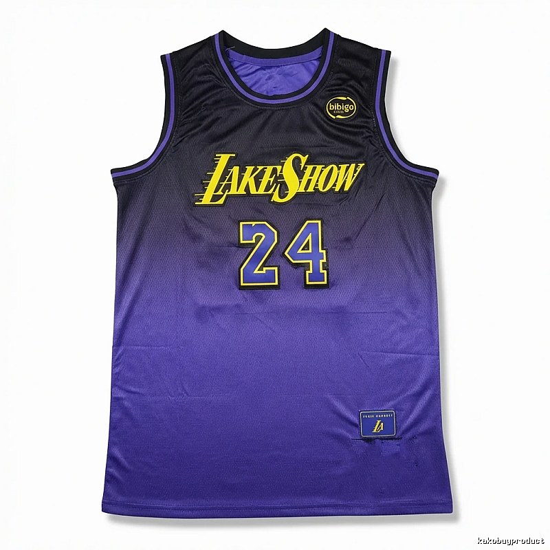 Lakers gradient-style basketball uniforms