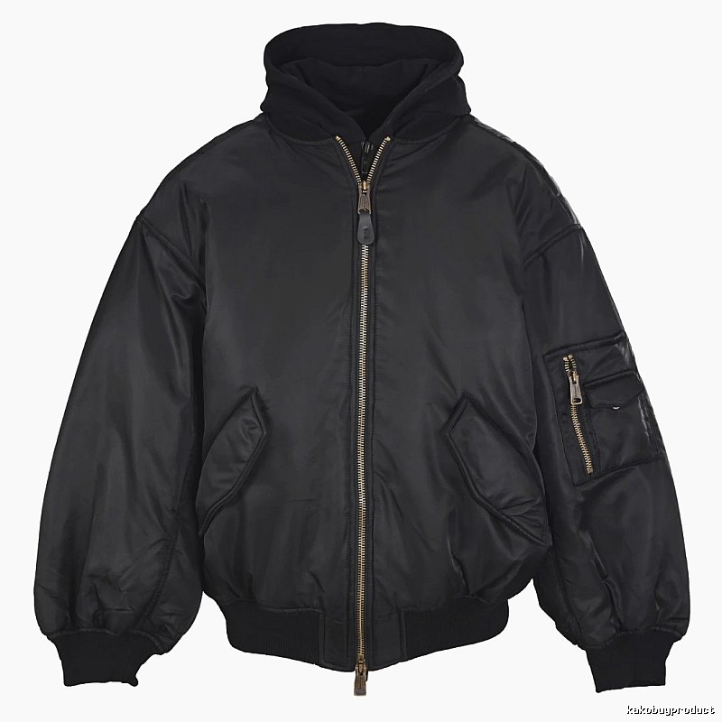 Layering C.P. Flight Bomber Jacket with sleeve utility zip