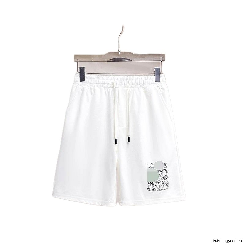 LOEWE Floral Casual White Shorts