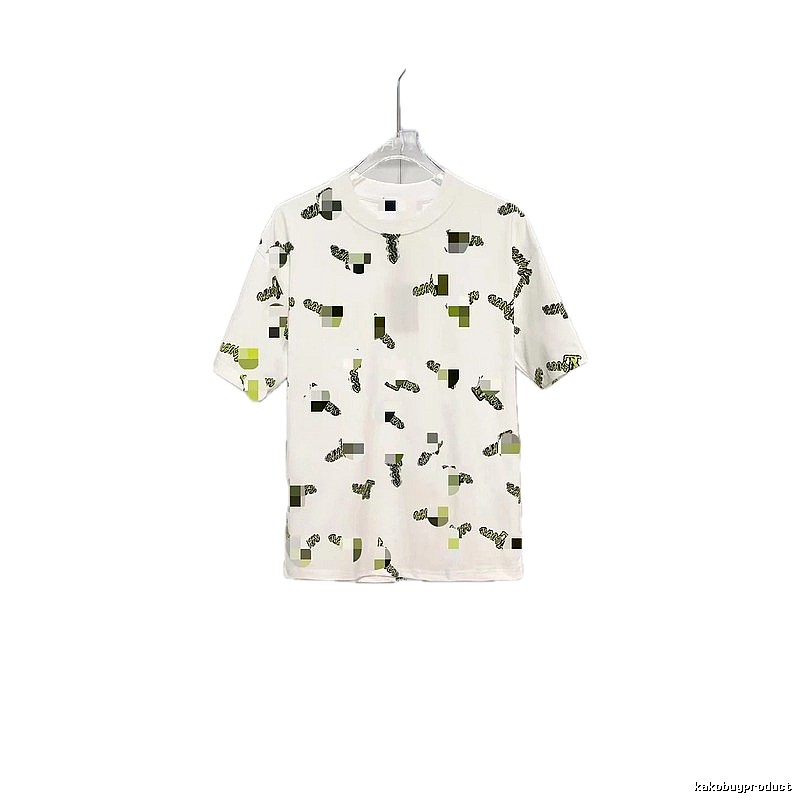 Louis Vuitton All-over Print Streetwear Style White T-Shirt