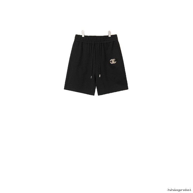 LV casual style black shorts