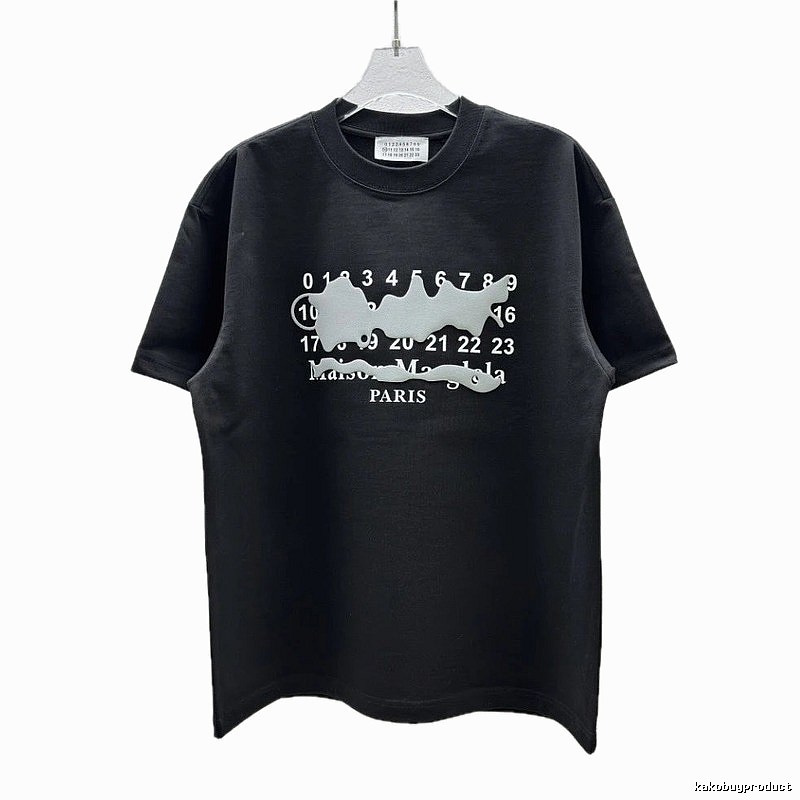 Maison Margiela Digital High Street Black T-shirt