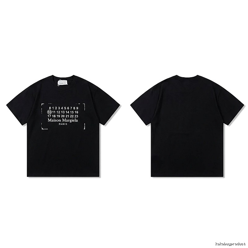 Maison Margiela Digital Style Black T-shirt