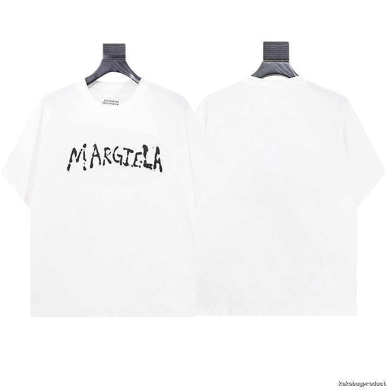 Maison Margiela Graffiti Street Style White T-shirt