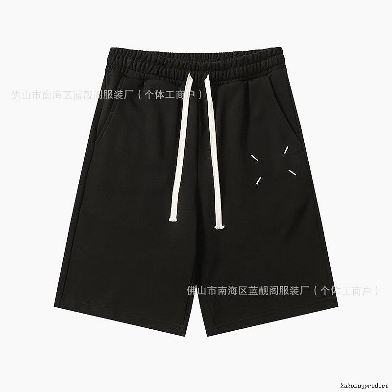 Maison Margiela minimalist style black shorts