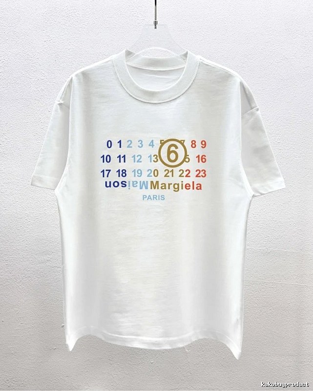 Maison Margiela MM6 Casual Style White T-Shirt