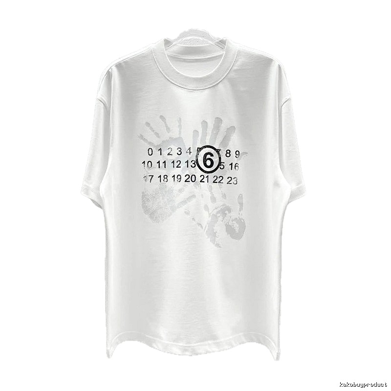 Maison Margiela MM6 Street Style White T-Shirt