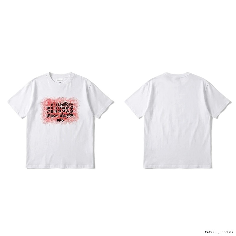 Maison Margiela white T-shirt with digital print