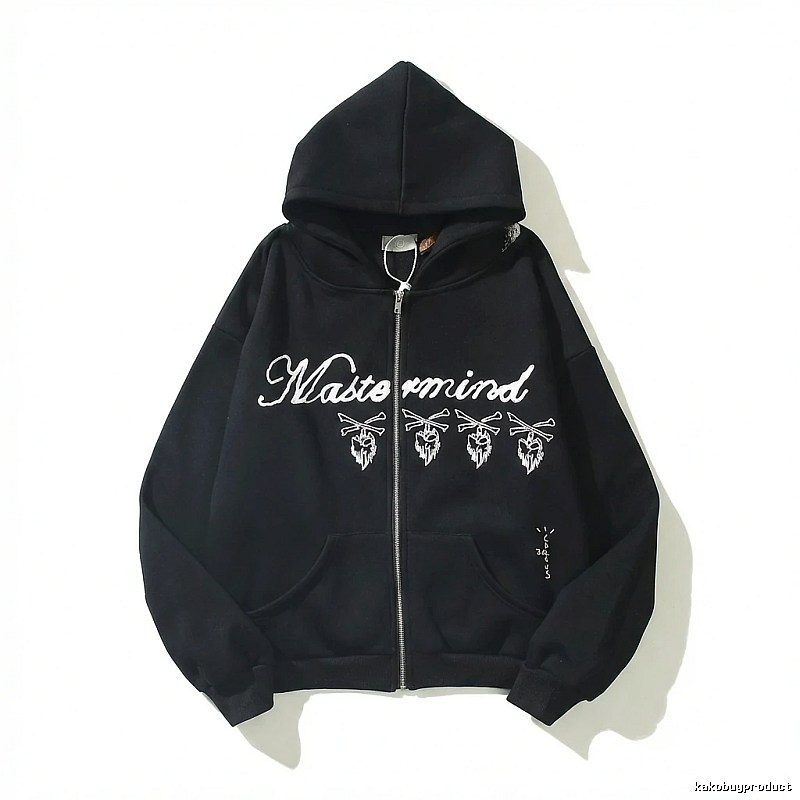 Mastermind Dark Style Hooded Coat