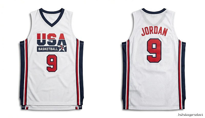 Michael Jordan retro-style white jersey