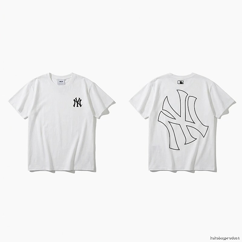 MLB New York Yankees minimalist style white T-shirt