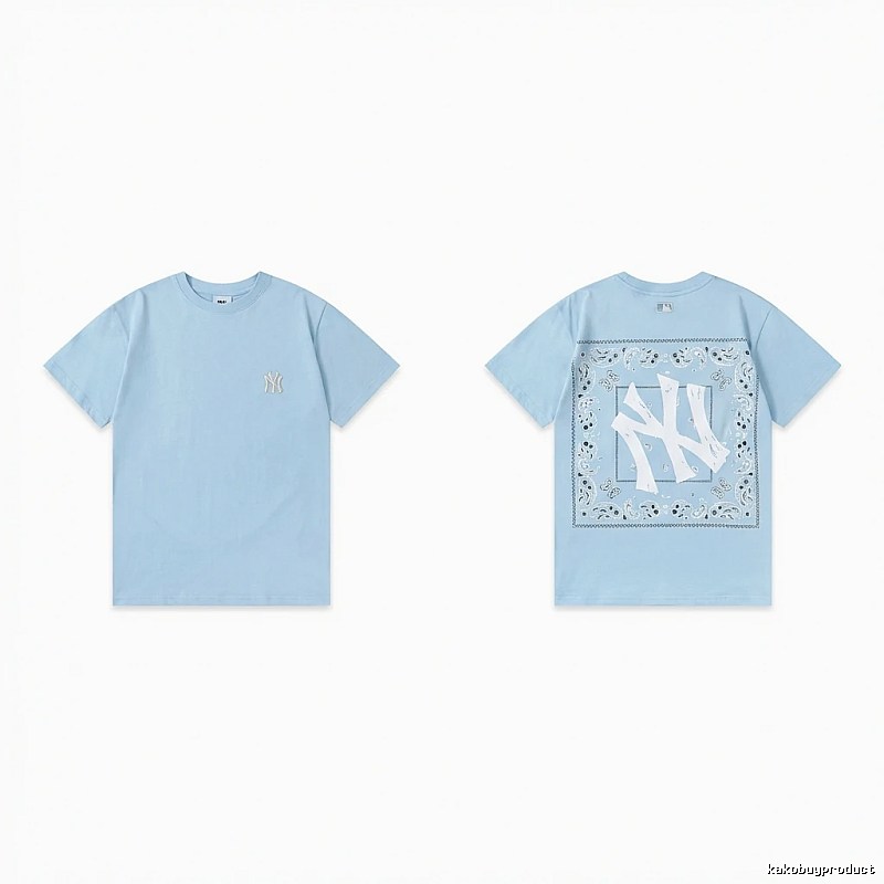 MLB retro light blue T-shirt