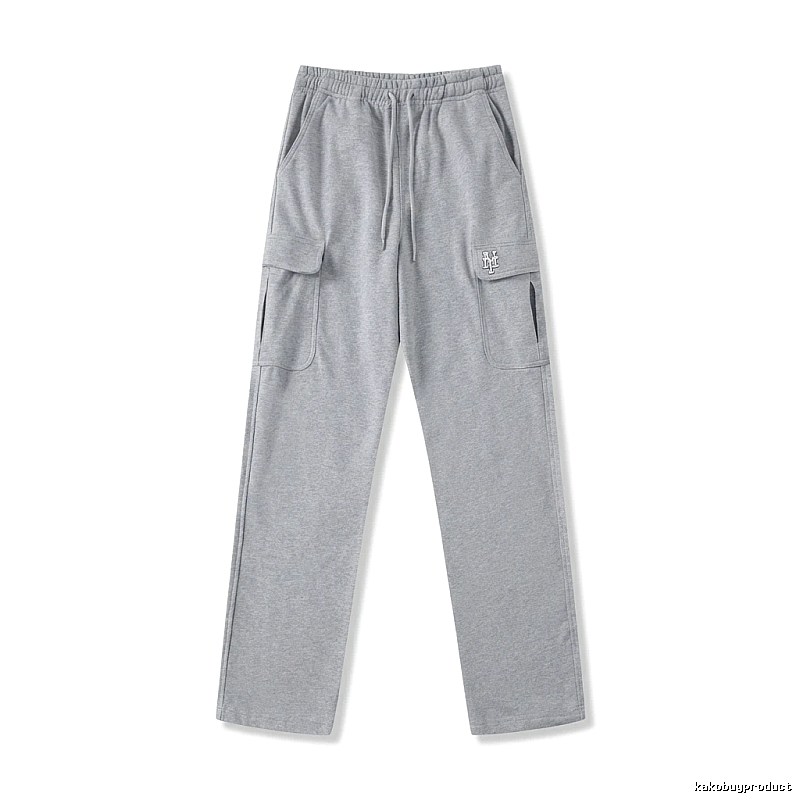 MLB utility-style grey long trousers
