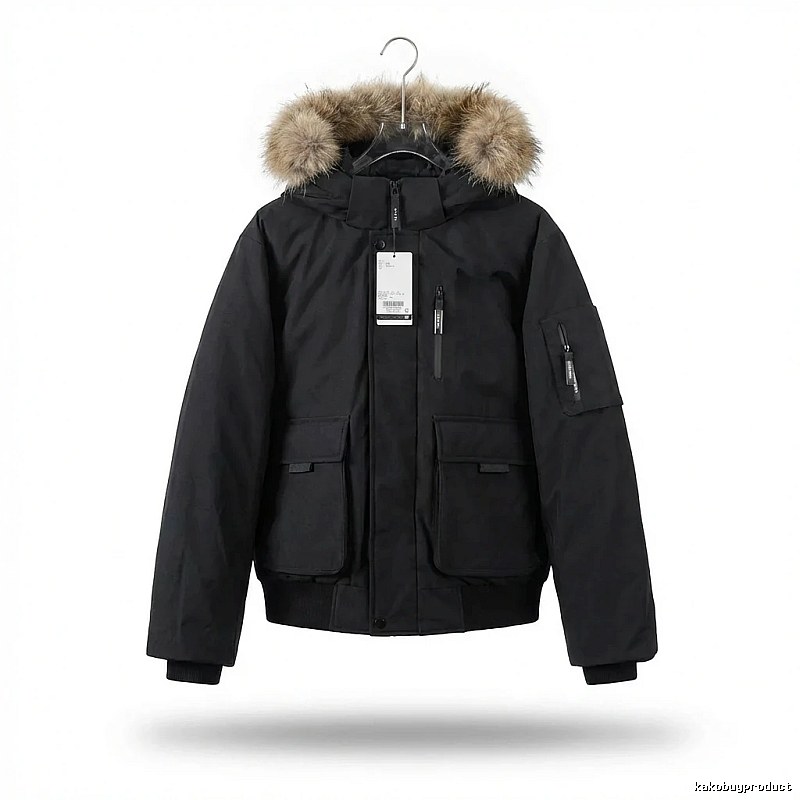 MLB Workwear Style Black Down Jacket
