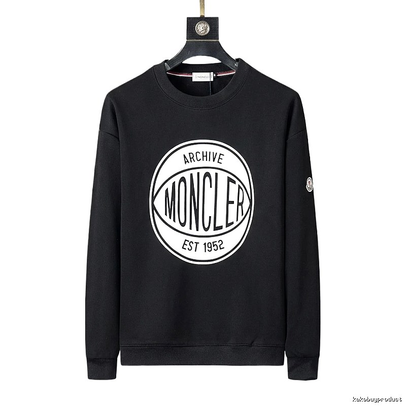 Moncler Archive Retro Style Black Sweatshirt