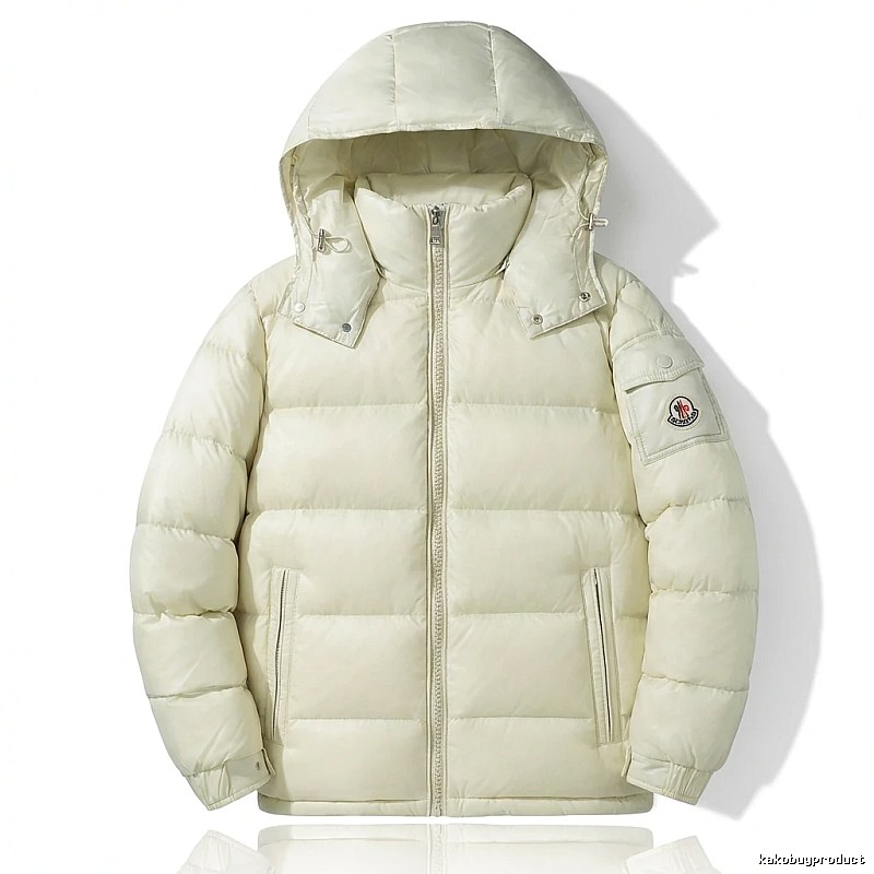 Moncler classic beige down jacket
