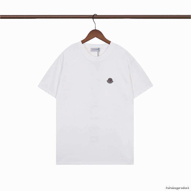 Moncler Classic Minimalist Style White Short-sleeve T-shirt