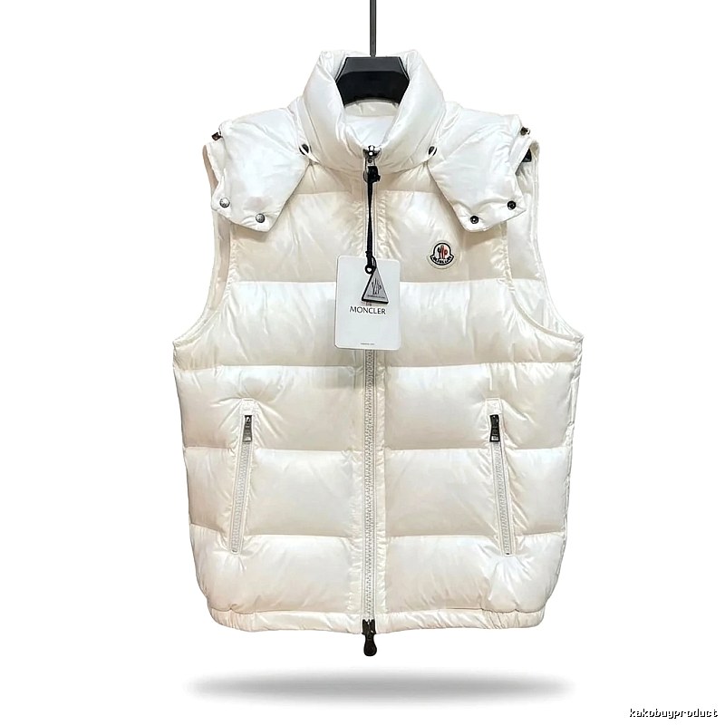 Moncler Fashionable White Down Vest