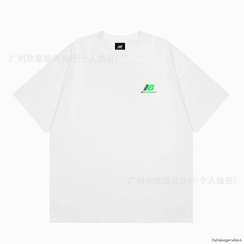 New Balance Casual Series Minimalist Style White T-Shirt