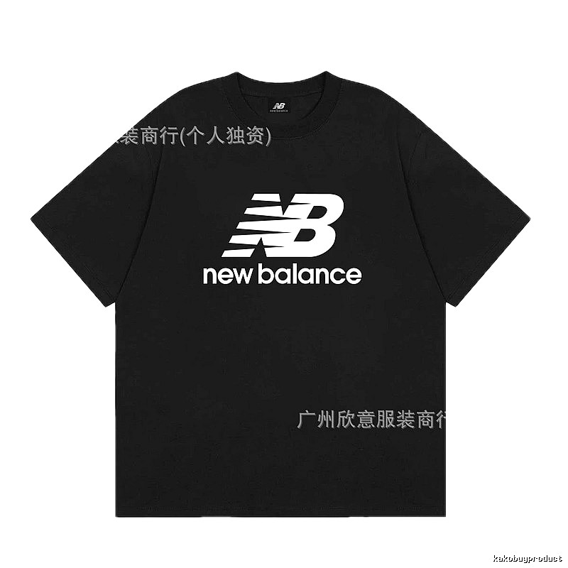 New Balance Classic Casual Style Black Short-sleeve T-shirt