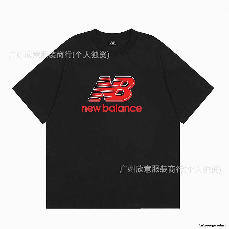 New Balance Printed Casual Black Short-sleeve T-shirt