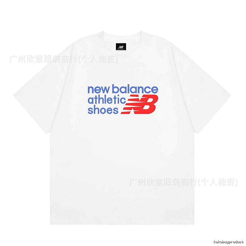 New Balance Printed Sporty White Short-sleeve T-shirt
