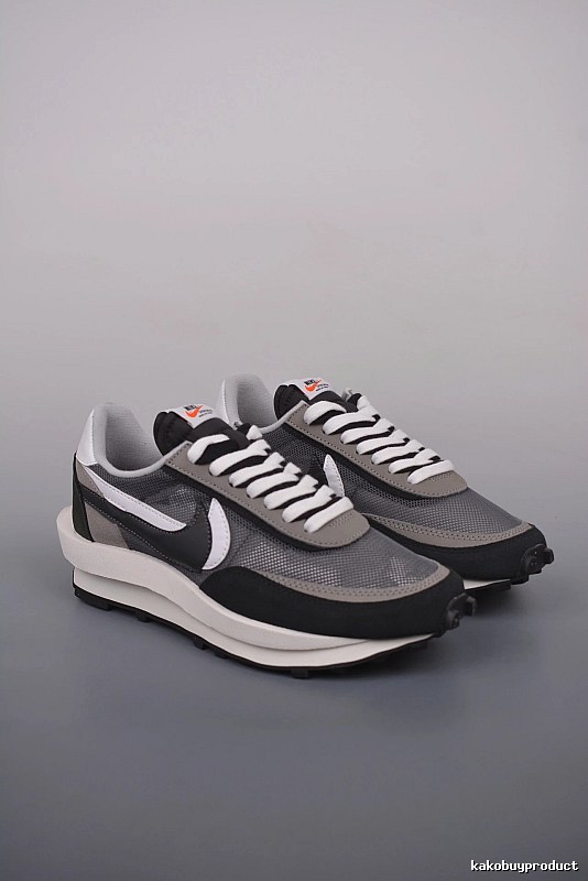 Nike Black and Gray Retro Runners Defined by Tonal Mesh Panels