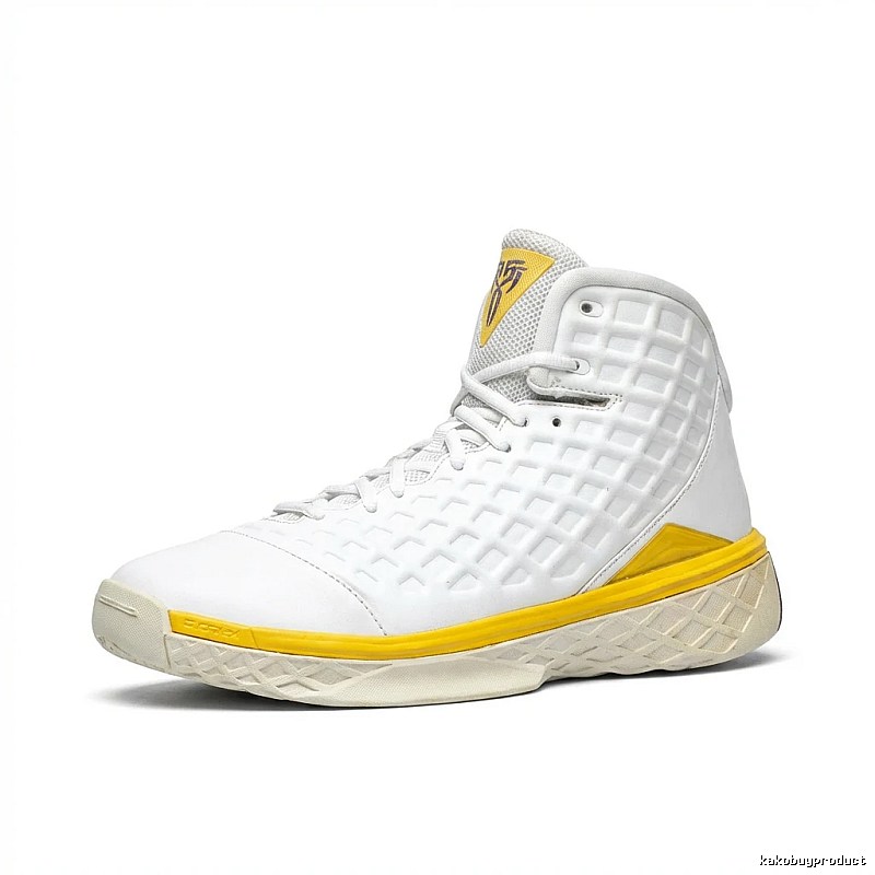 Nike KOBE White-Yellow Sporty Basketball Shoes
