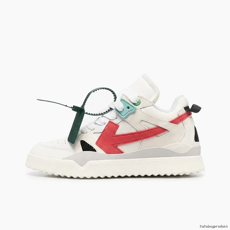 Off-White Arrow Style Casual White Shoes