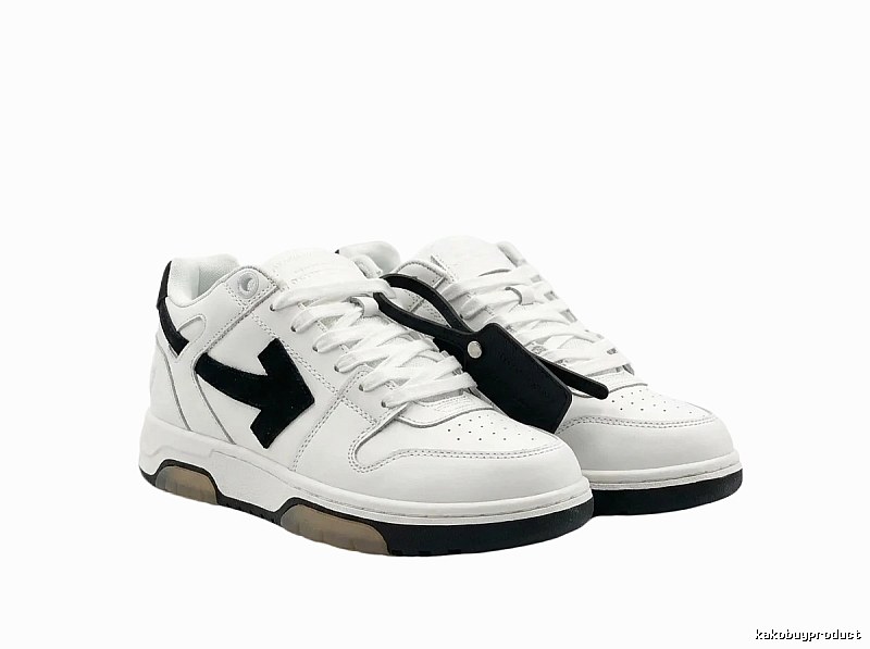 Off-White casual style white and black sports shoes