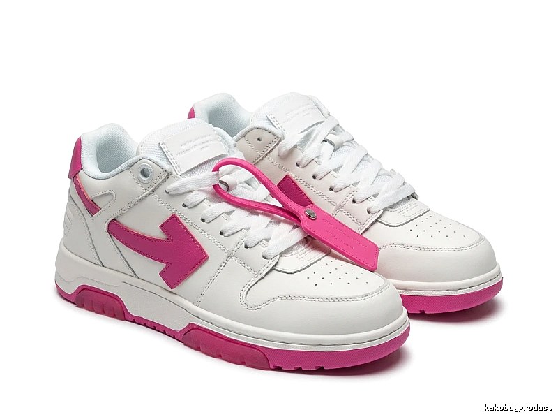 Off-White casual style white and pink shoes
