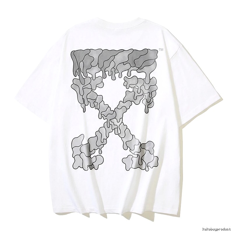 Off-White Gradient Style White T-shirt