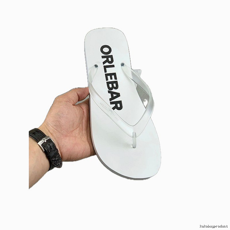 ORLEBAR BROWN Classic Casual Style White Flip-flops