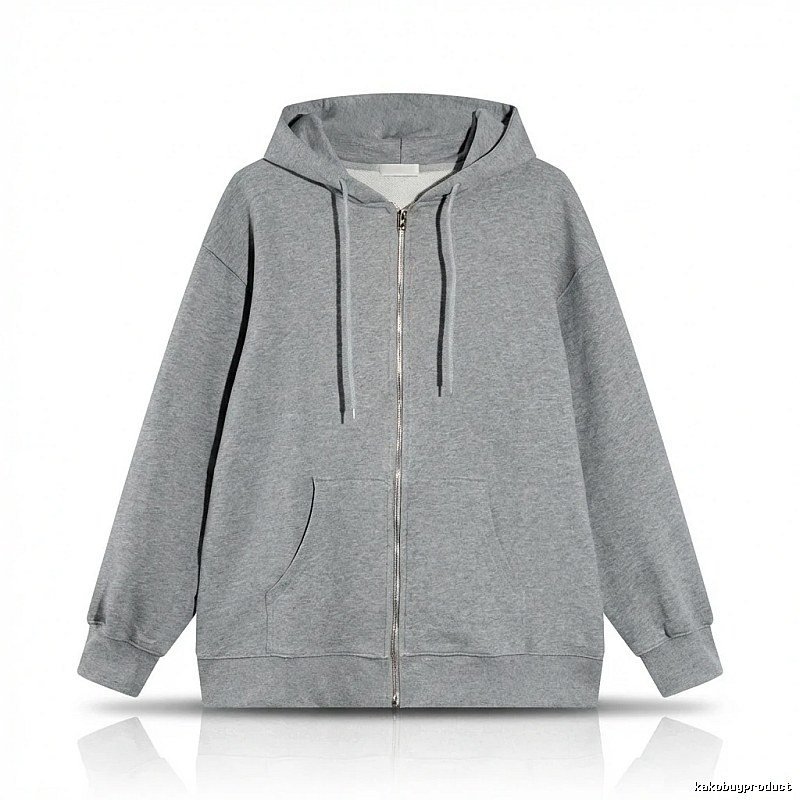 Other simple style hooded gray sweatshirt