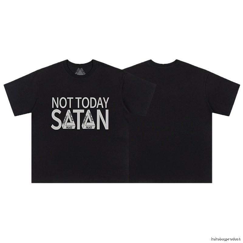 Palace Triangle Print Street Style Black T-Shirt
