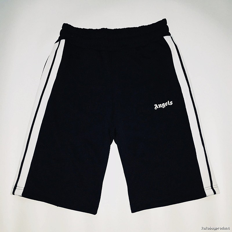 Palm Angels Classic Track shorts Black Side Stripe for Daily Styling