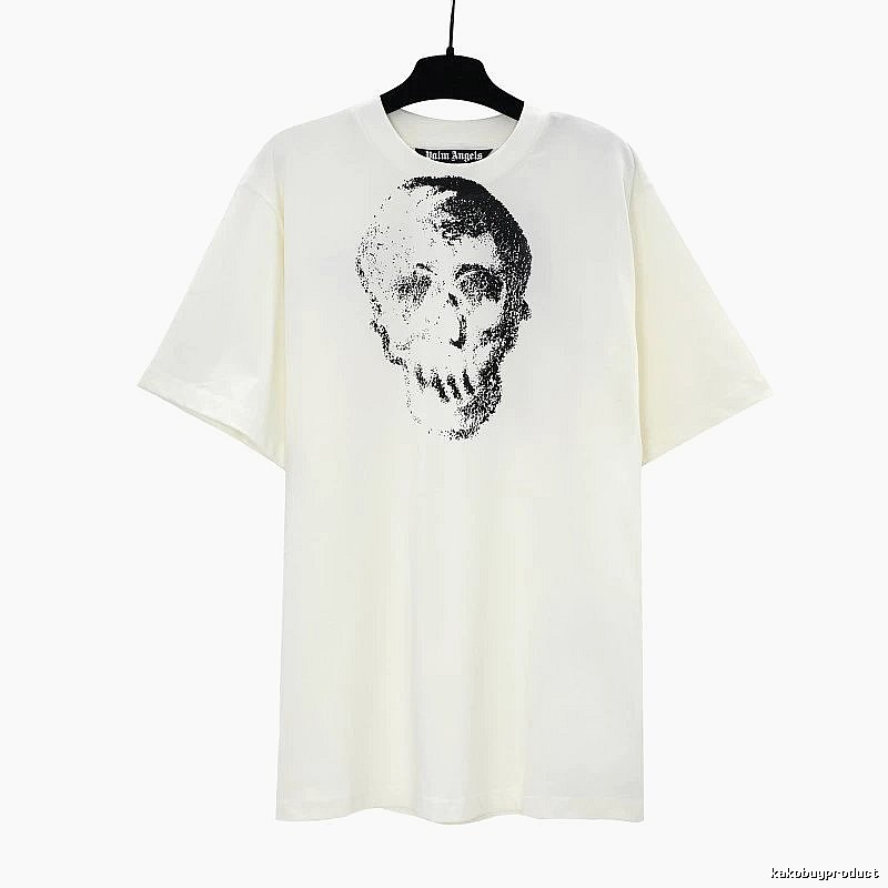 Palm Angels Relaxed Logo T-shirt White Palm Tree with Designer-Inspired Detail
