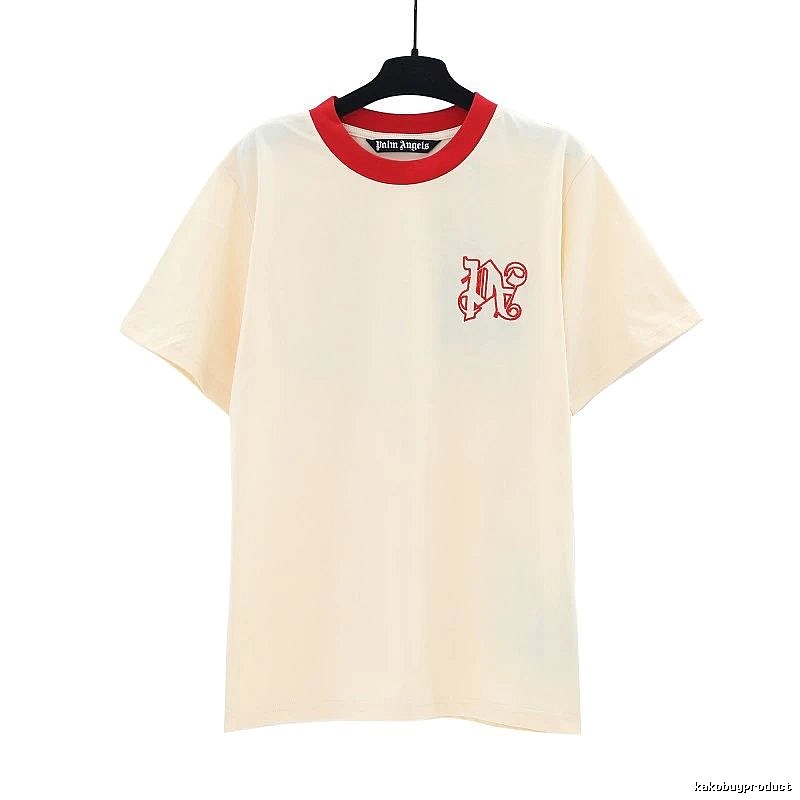 Palm Angels Resort Logo T-shirt White Palm Tree for Travel Looks