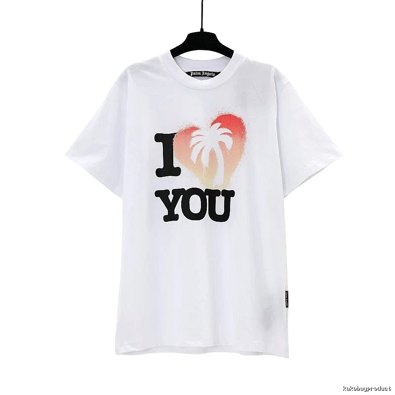 Palm Angels Sport Logo T-shirt White Palm Tree for Collection Drops