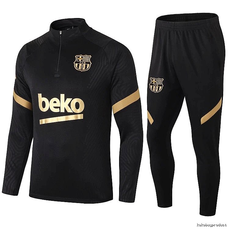 Paris Saint-Germain 2021-22 Black Training Tracksuit Set Clean Colorway
