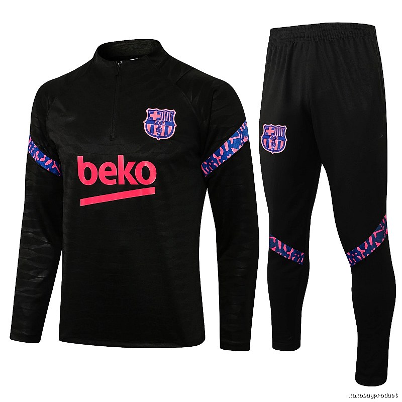 Paris Saint-Germain 2021-22 Black Training Tracksuit Set Statement Graphic