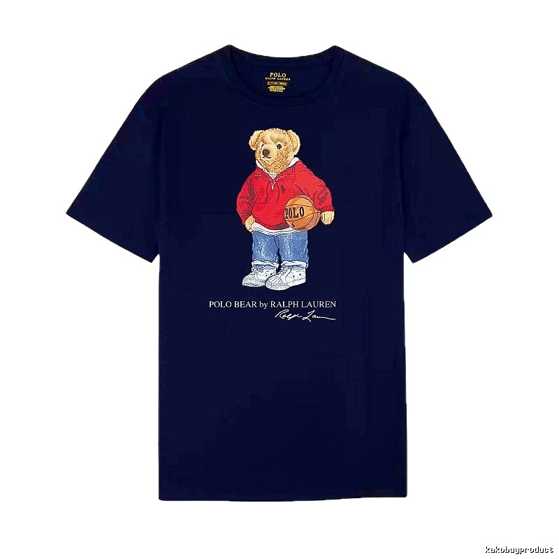 Ralph Lauren Bear Trendy Brand Royal Blue T-shirt