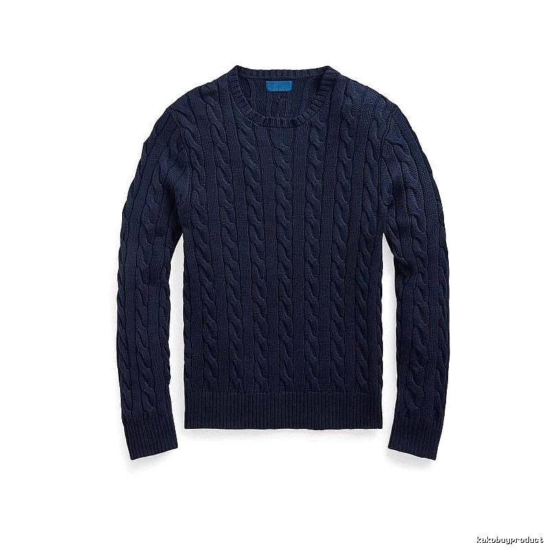 Ralph Lauren Classic Cable-knit sweater Navy Cable Knit for Daily Styling