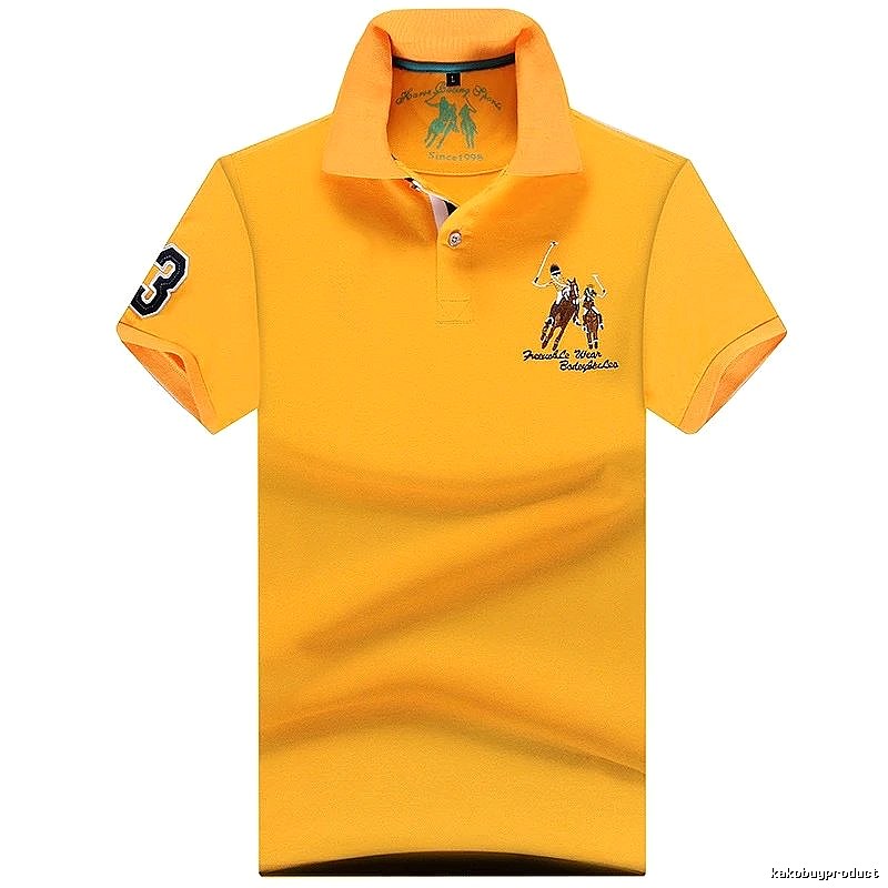 Ralph Lauren Classic Yellow polo shirt Bright Yellow Polo with Travel-Friendly Style