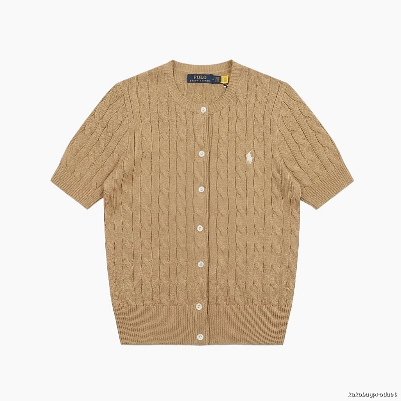 Ralph Lauren Polo Retro Brown Cardigan