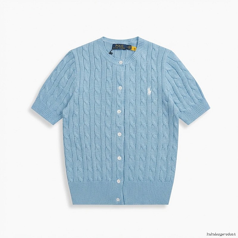 Ralph Lauren Polo Series Light Blue Knitted Cardigan